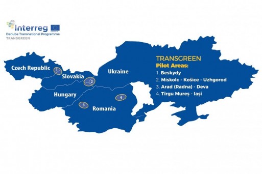 Transgreen map pilot areas