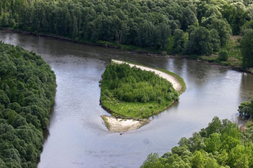 Mura River in Croatia