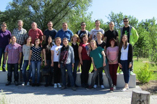 Project partners in front of Haus der Flusse in Havelberg