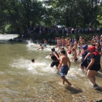 Big jump on Mura river