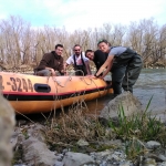 Field survey of potential wintering habitats on Sava river