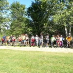 Bicycle ride with stakeholders