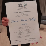 UNESCO certificate for the Lower Mura Valley Biosphere Reserve