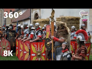 Roman Apulum Festival (Alba Iulia) on the Danube Trail of Romania - VR 360 8k